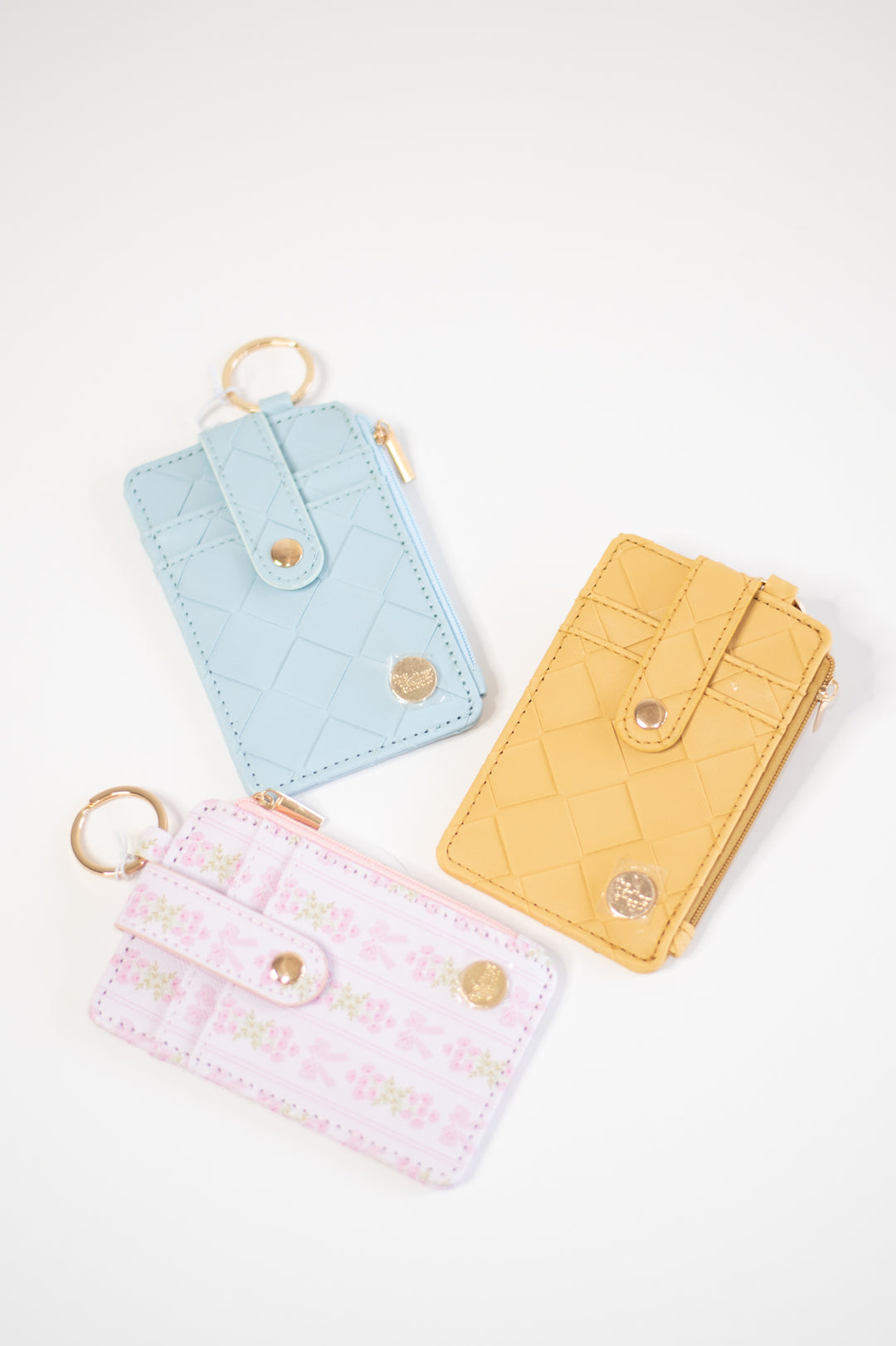 Keychain Zipper & Snap Closure Wallet