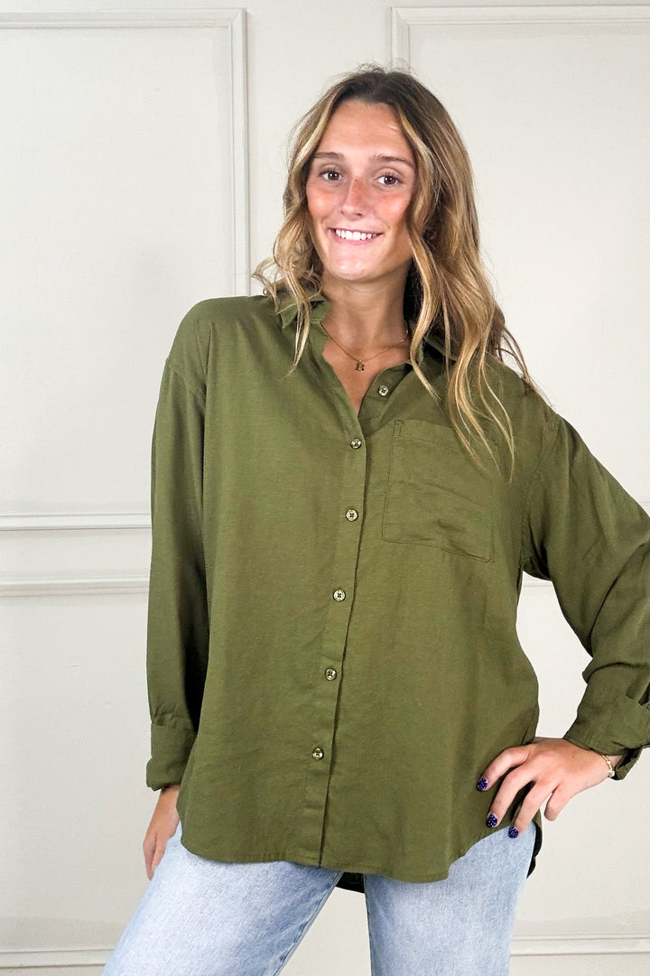 Z Supply - Alfie Collared Button Up Blouse