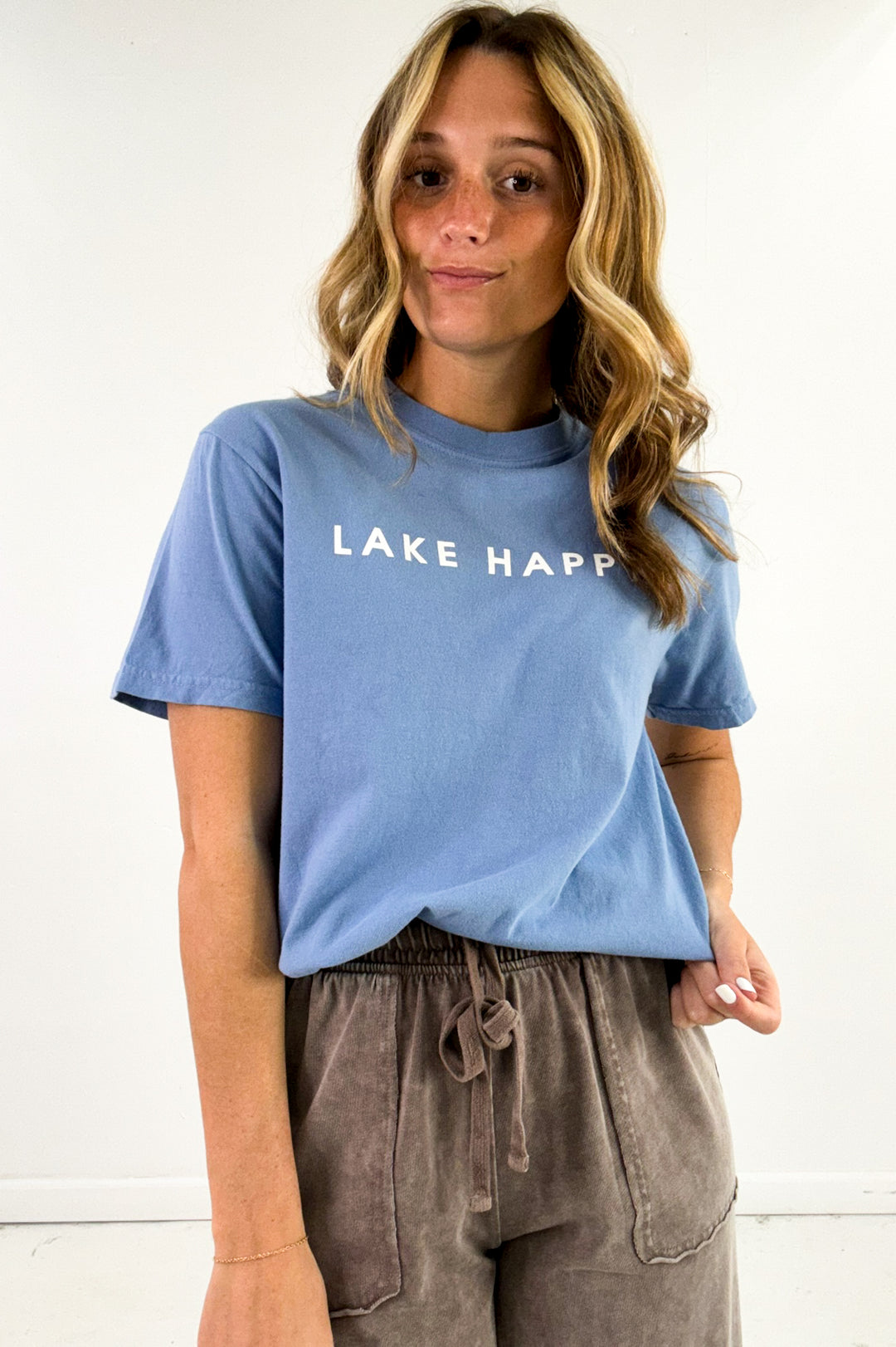 Lake Happy Comfort Colors Graphic Tee
