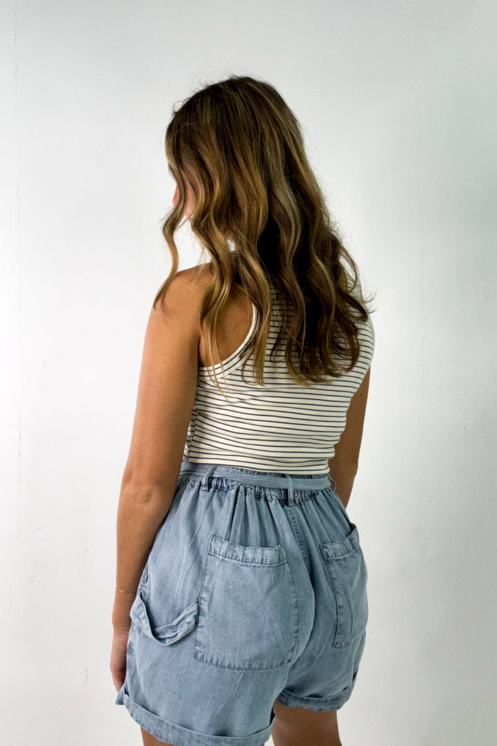 Athena Tie Waist Shorts