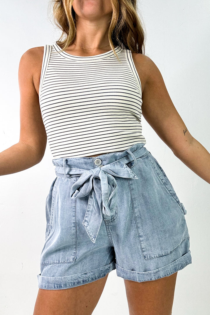 Athena Tie Waist Shorts