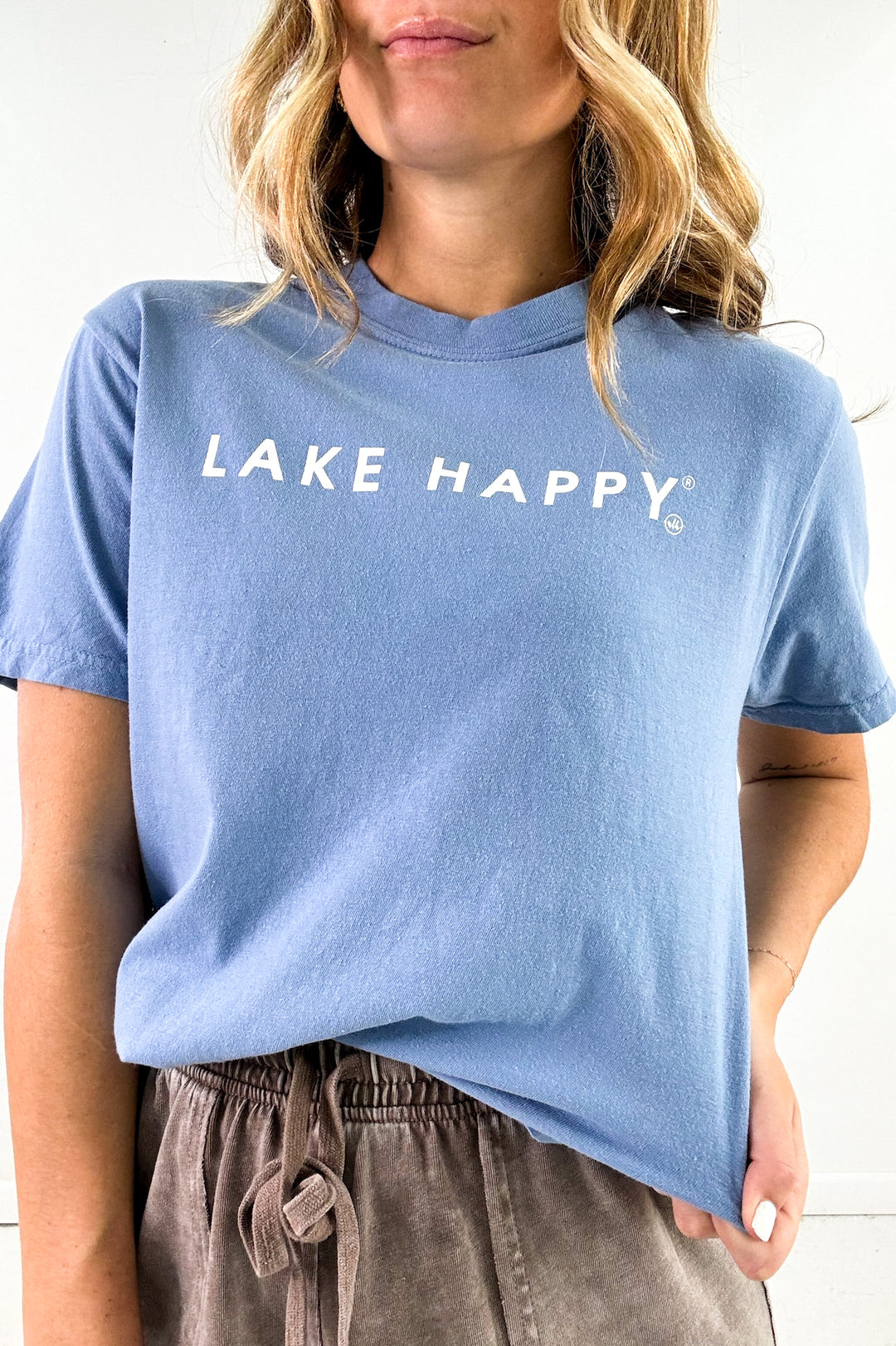 Lake Happy Comfort Colors Graphic Tee