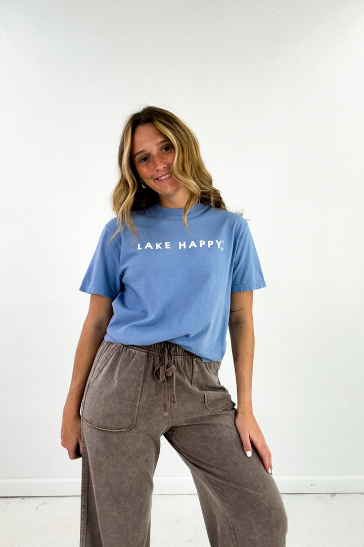 Lake Happy Comfort Colors Graphic Tee