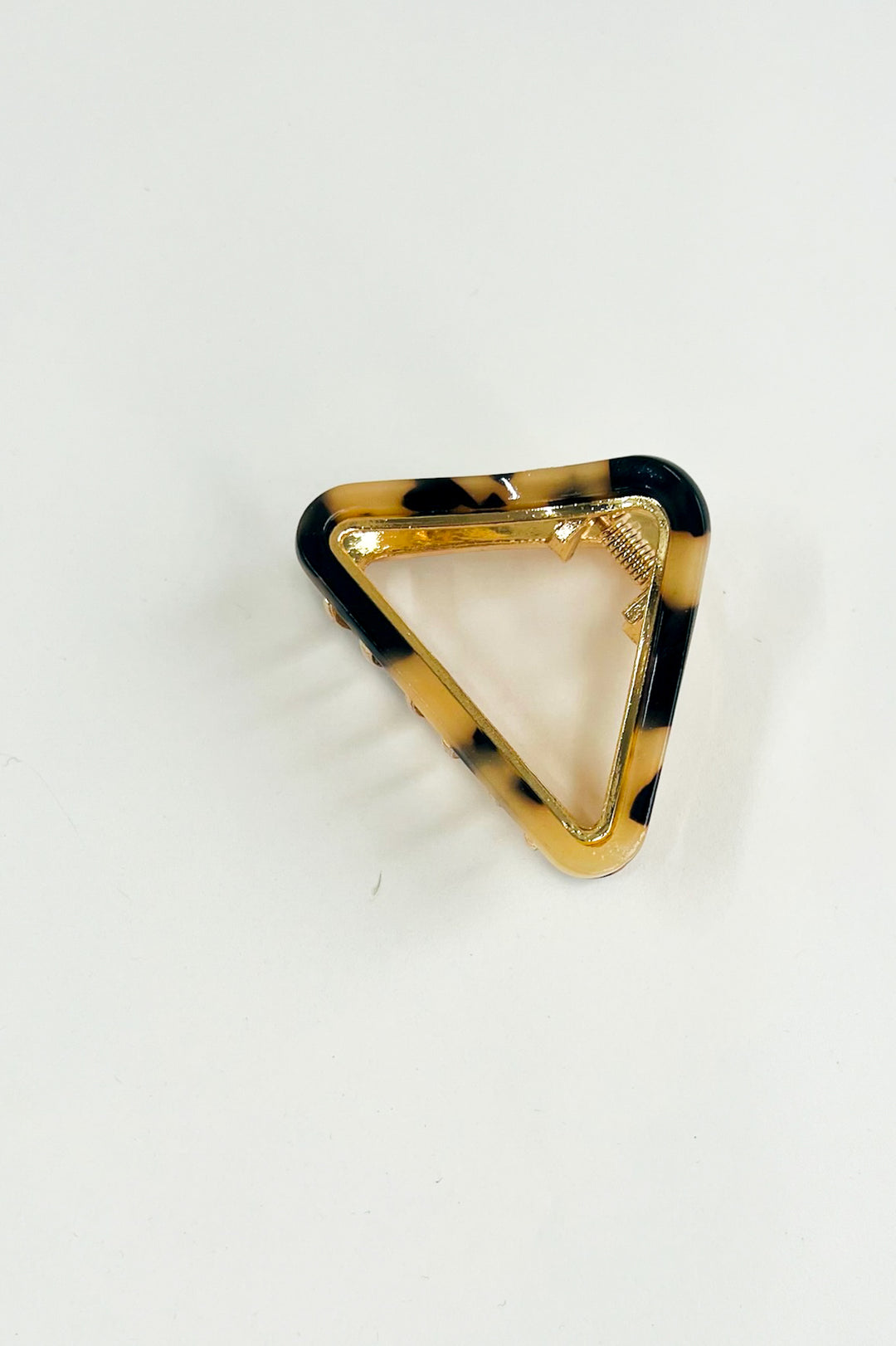 Tortoise Shell Pyramid Hair Claw Cip