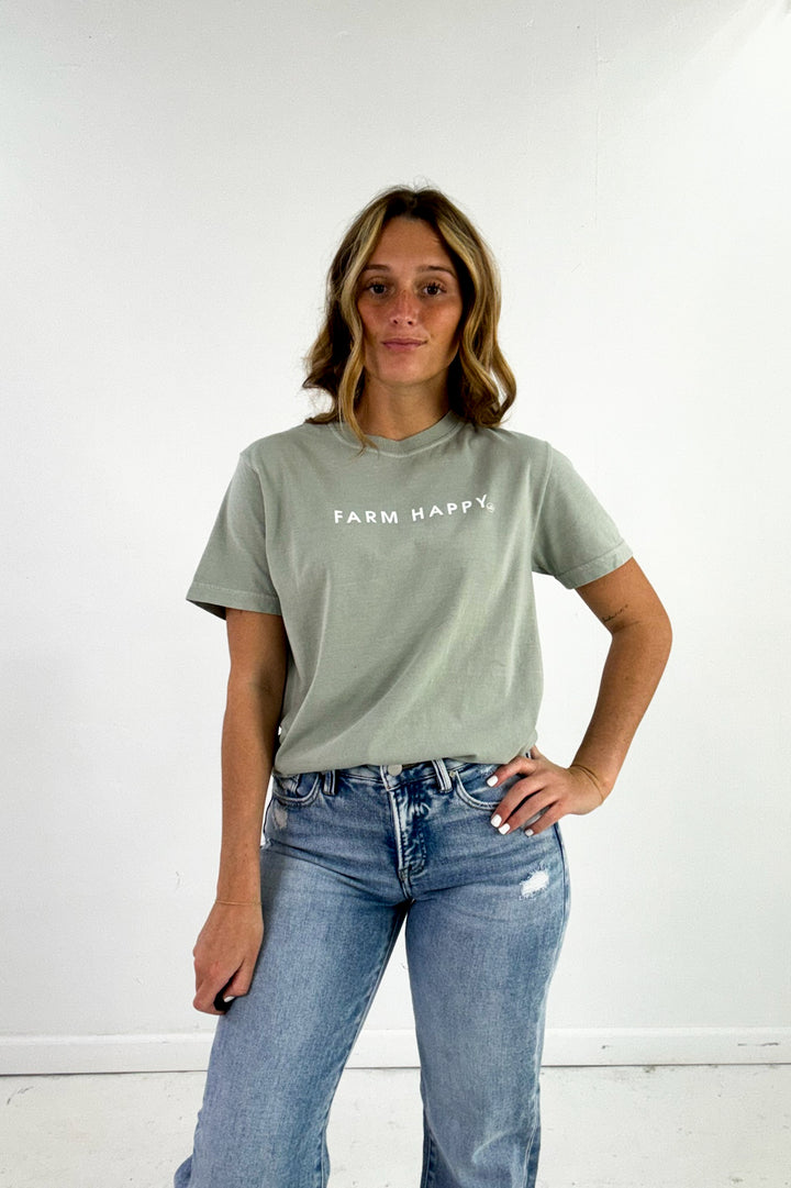 Farm Happy Comfort Colors Graphic Tee