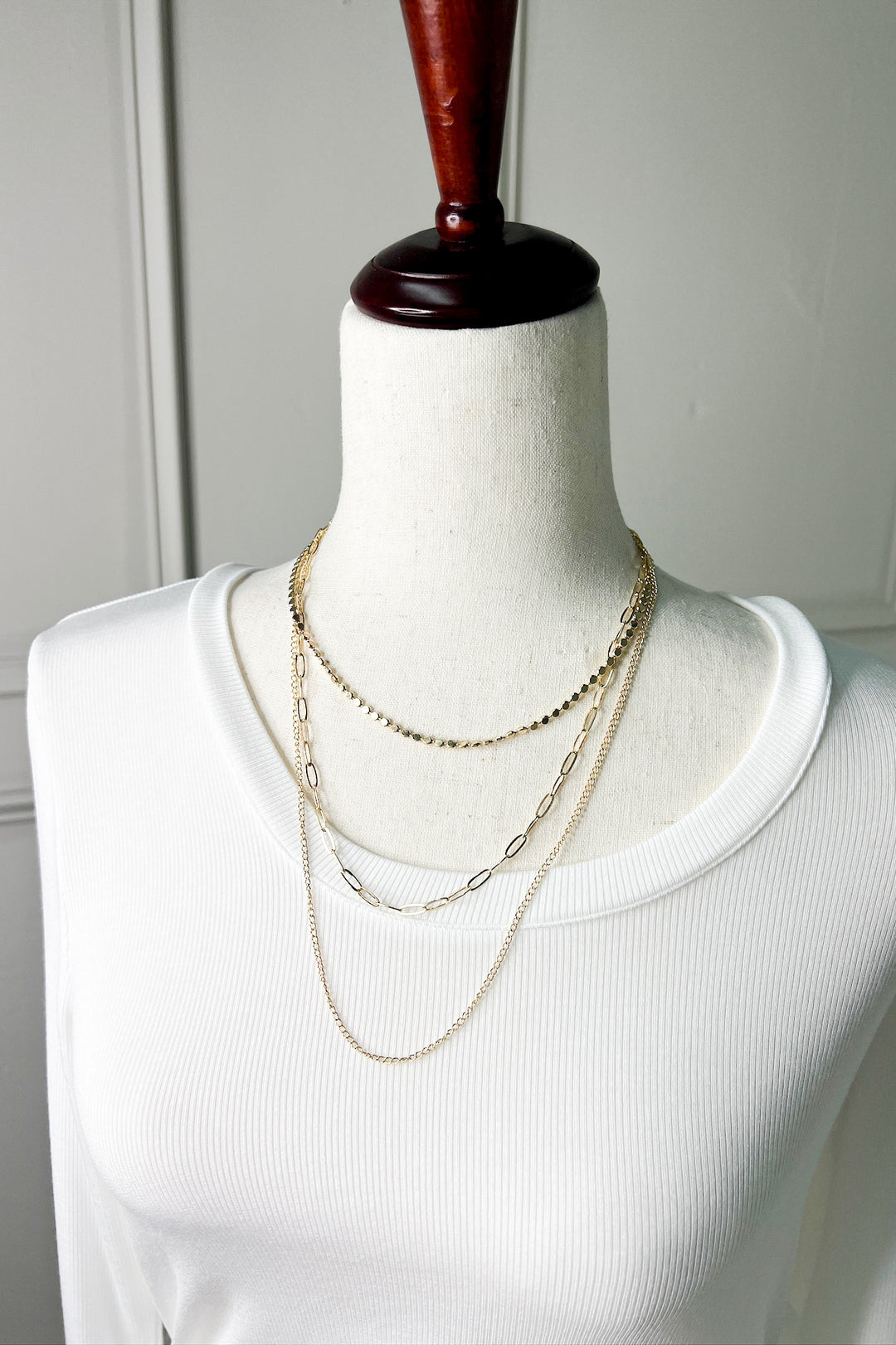 Unique Layered Multi Chain Necklace