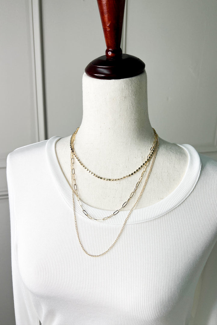Unique Layered Multi Chain Necklace
