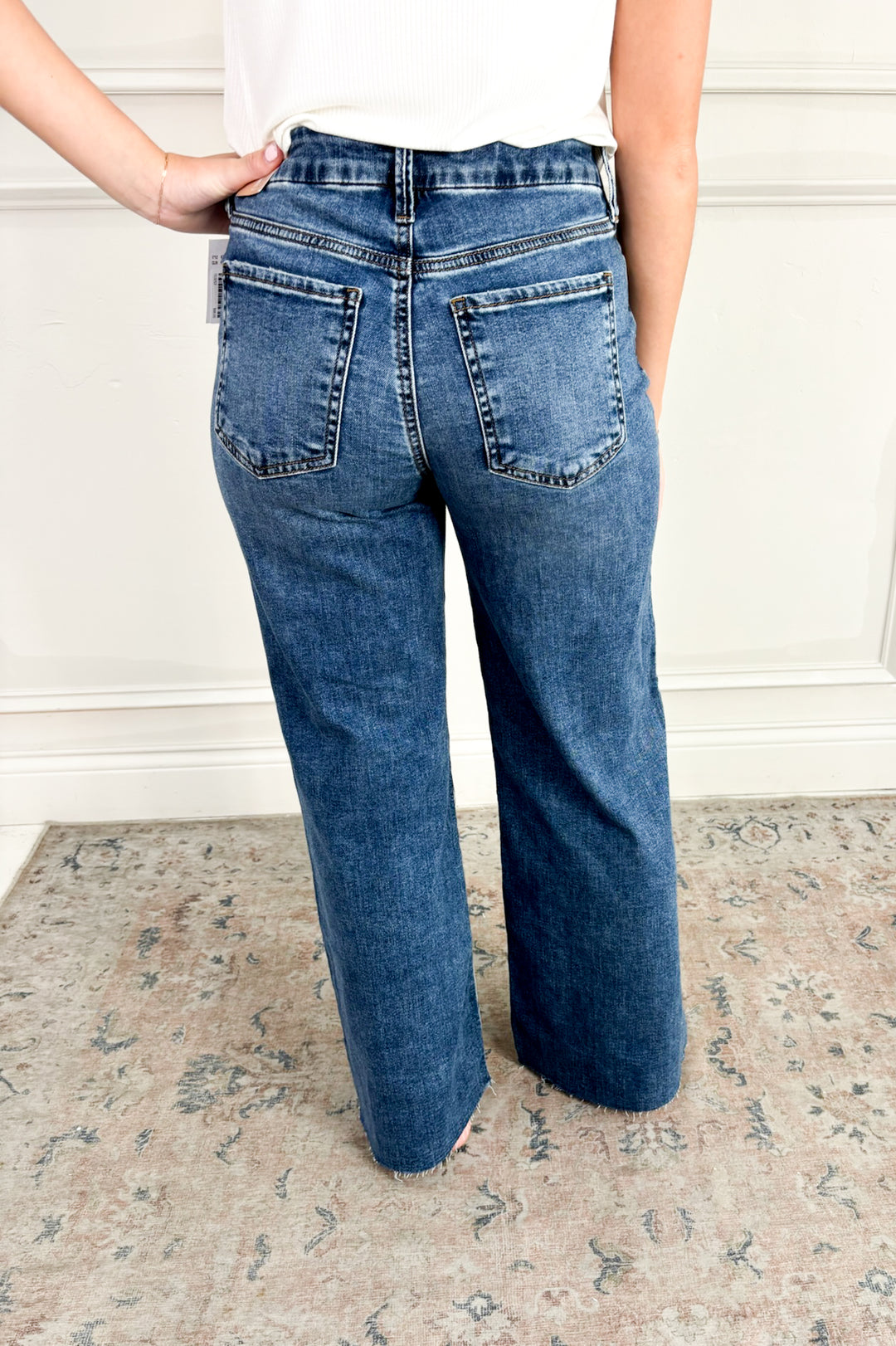 Meg Fab Ab Raw Hem Wide Leg Jeans | Kut from the Kloth