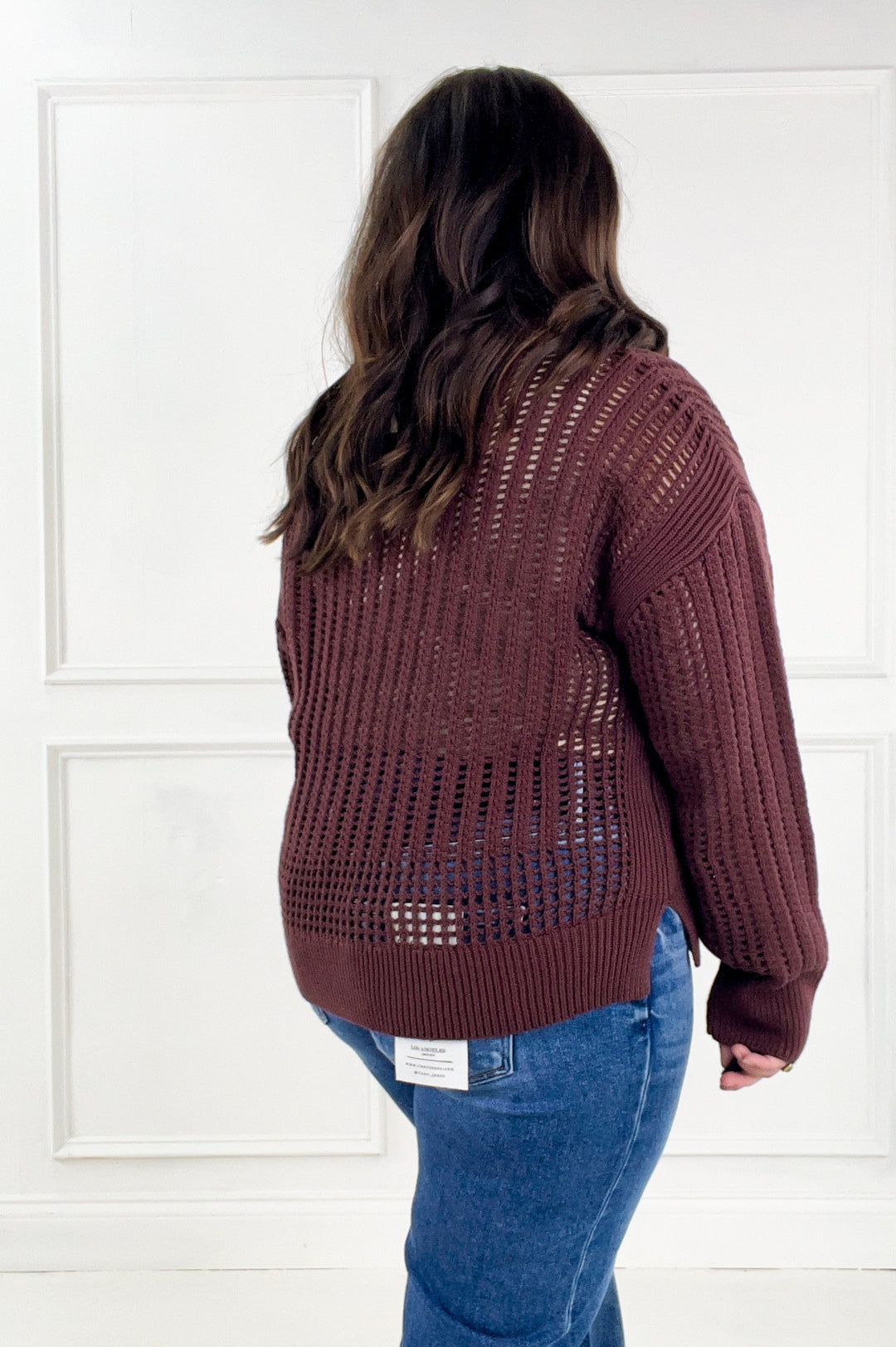 Z Supply Oversize Polo Style Sweater