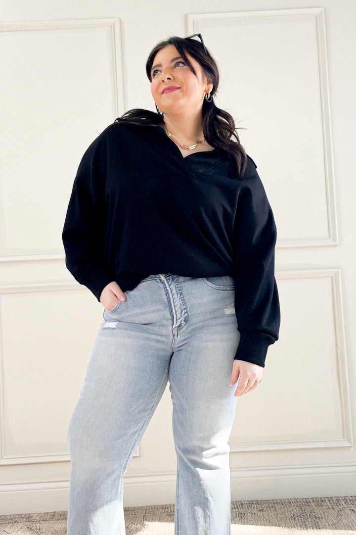 Luxeknit Polo Style Soft Touch Pullover