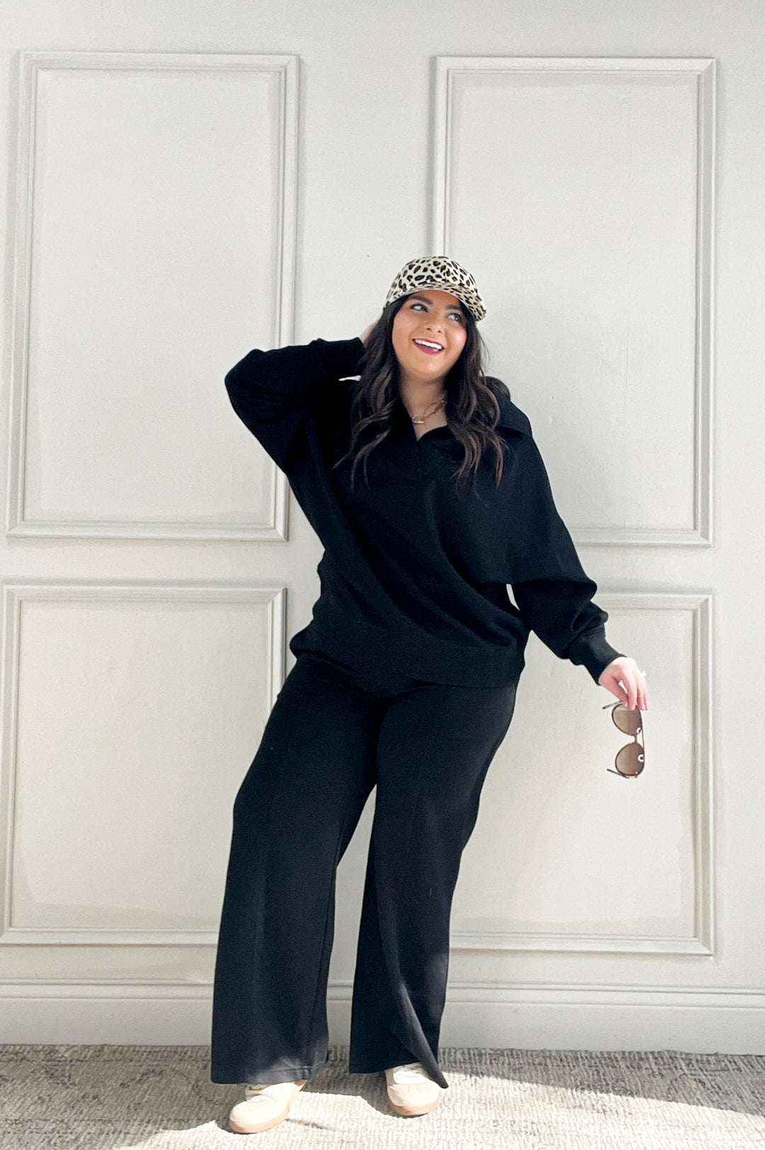 Luxeknit Wide Leg Drawstring Sweatpants