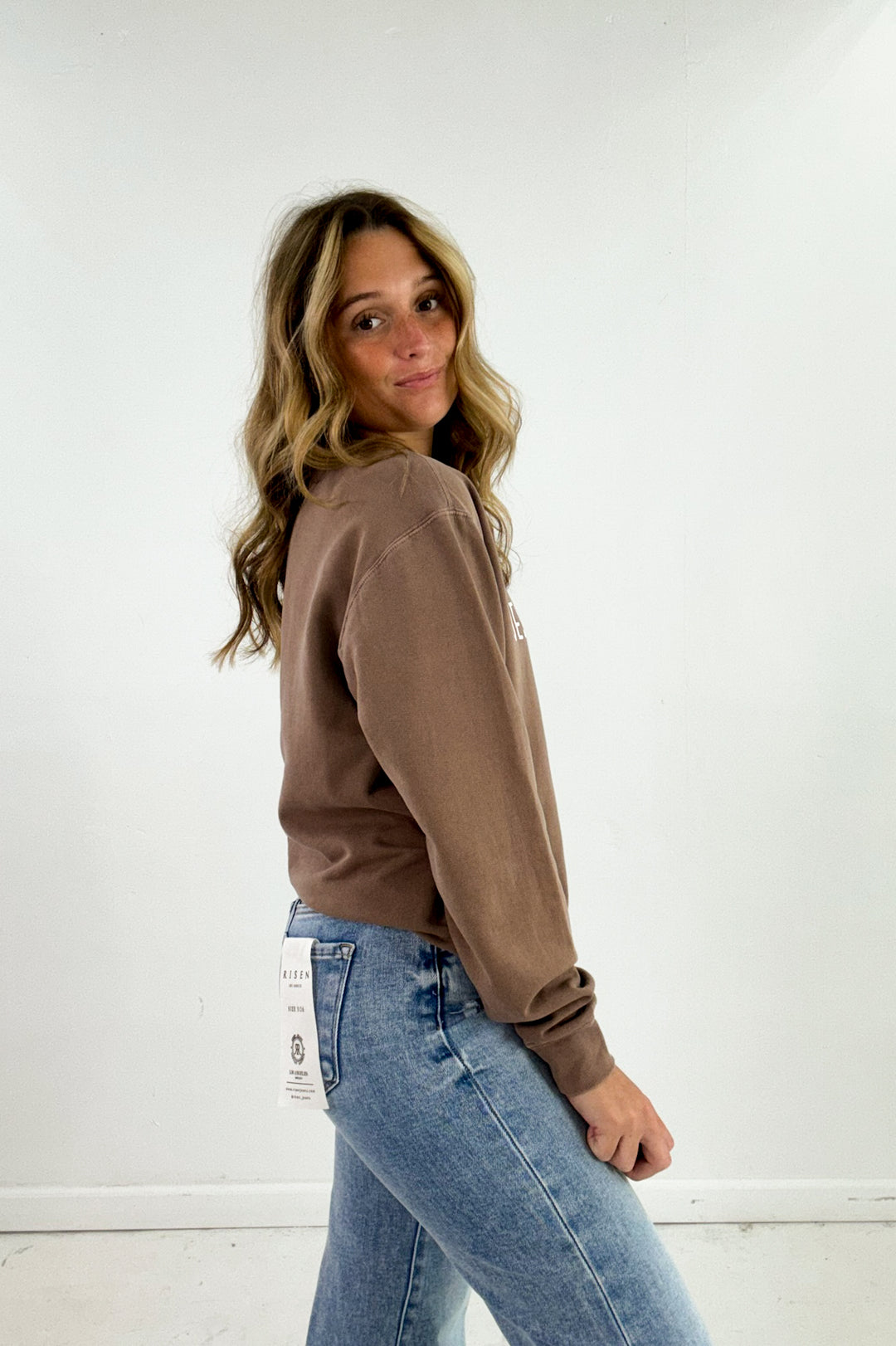 Jesus + Coffee Comfort Colors Graphic Sweatshirt