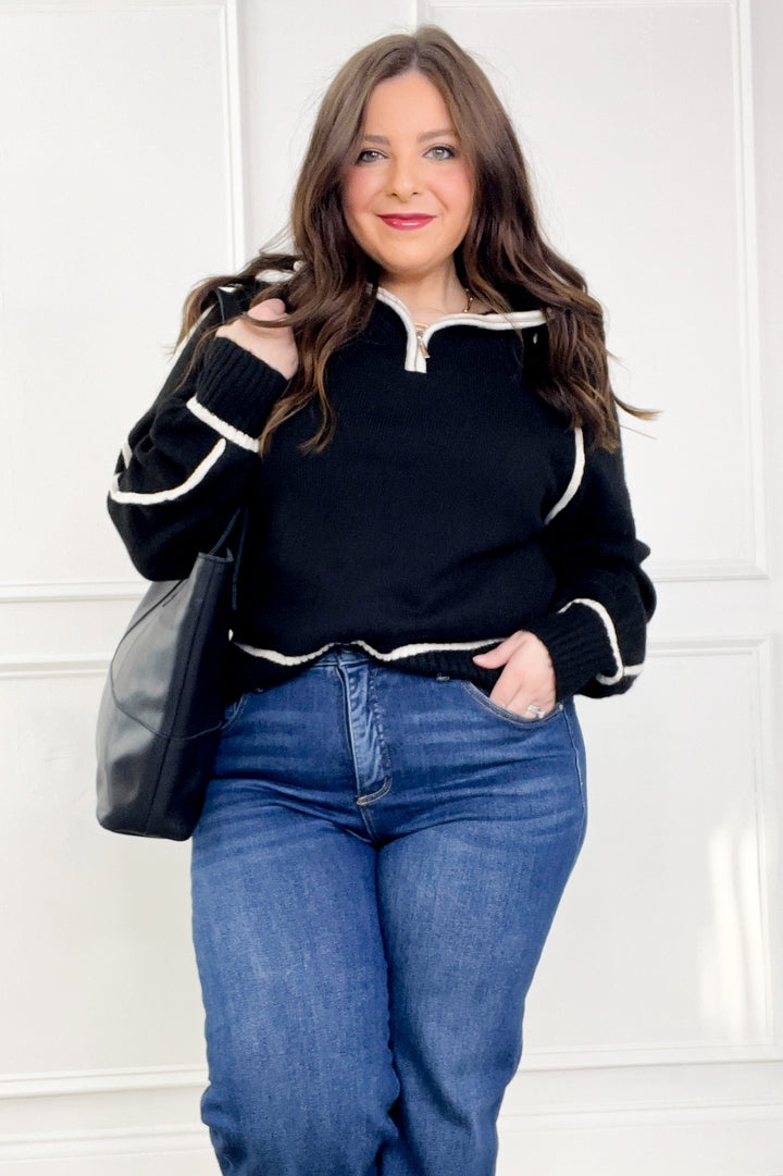 Z Supply Alps Half Zip Sweater