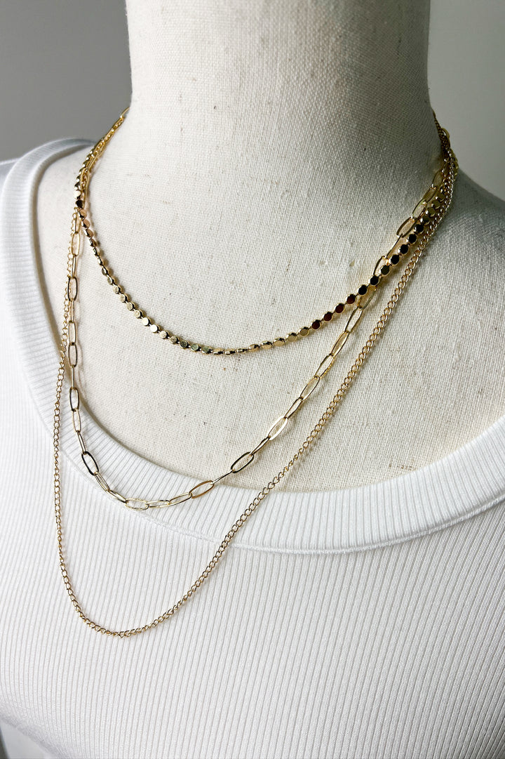 Unique Layered Multi Chain Necklace