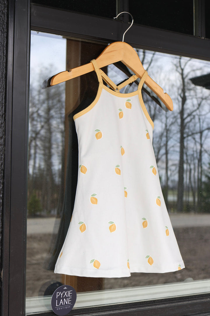 Girls Lemon Delight Athletic Dress