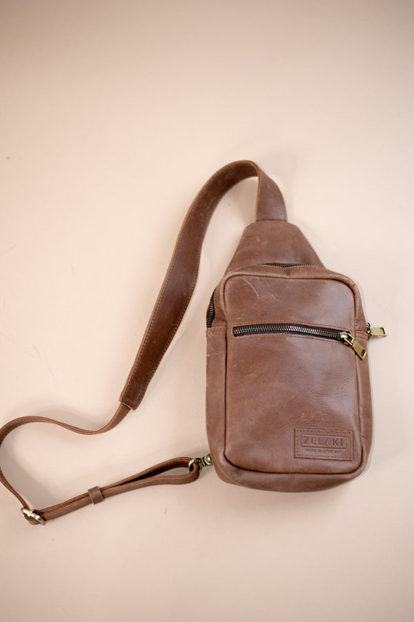 Zelaki Leather Co. Addis Sling Bag