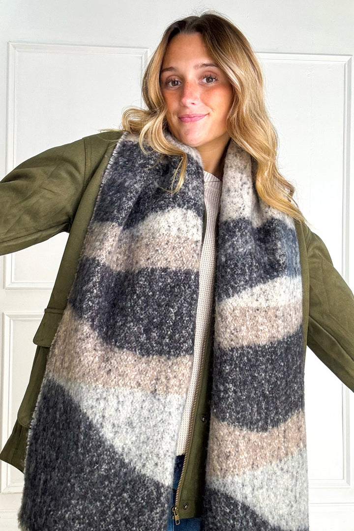 Button Down Faux Suede Barn Jacket