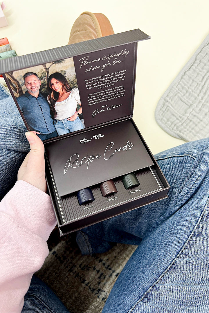 Poppy & Pout Lip Balm Set | Chris Loves Julia Trio