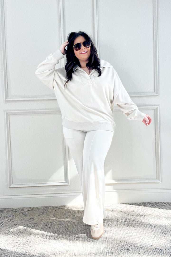 Luxeknit Polo Style Soft Touch Pullover