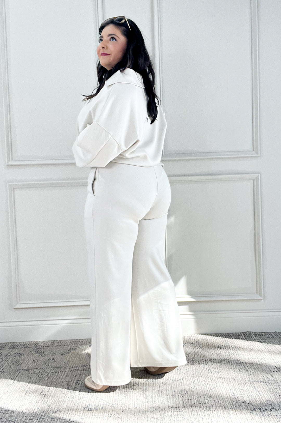 Luxeknit Wide Leg Drawstring Sweatpants