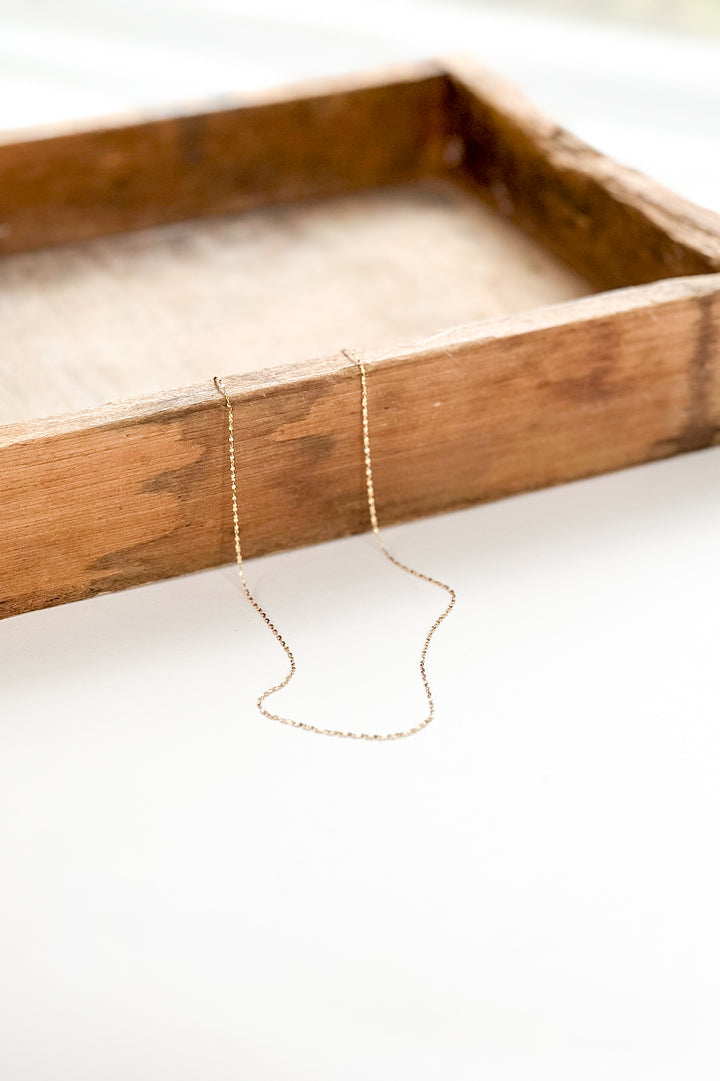 Jen 18K Gold Dipped Dainty Necklace