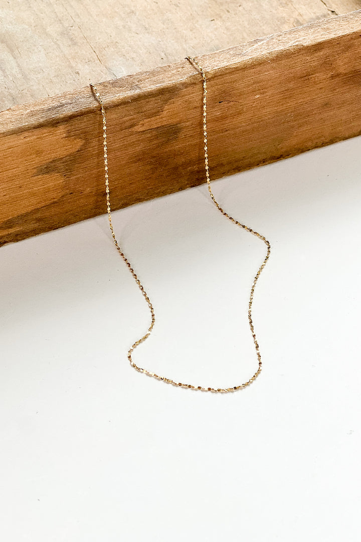 Jen 18K Gold Dipped Dainty Necklace