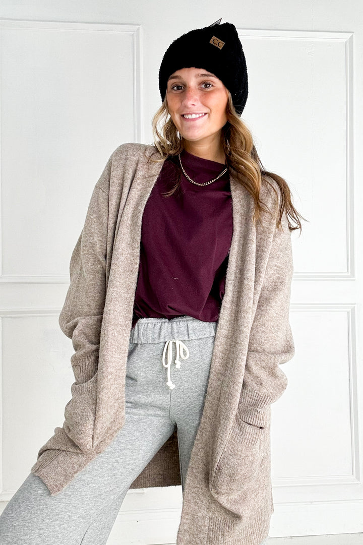 Ultra Soft Longsleeve Open Cardigan