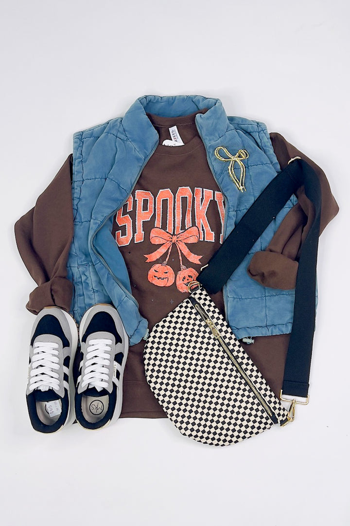 Spooky Jack-O’-Lantern Graphic Sweatshirt