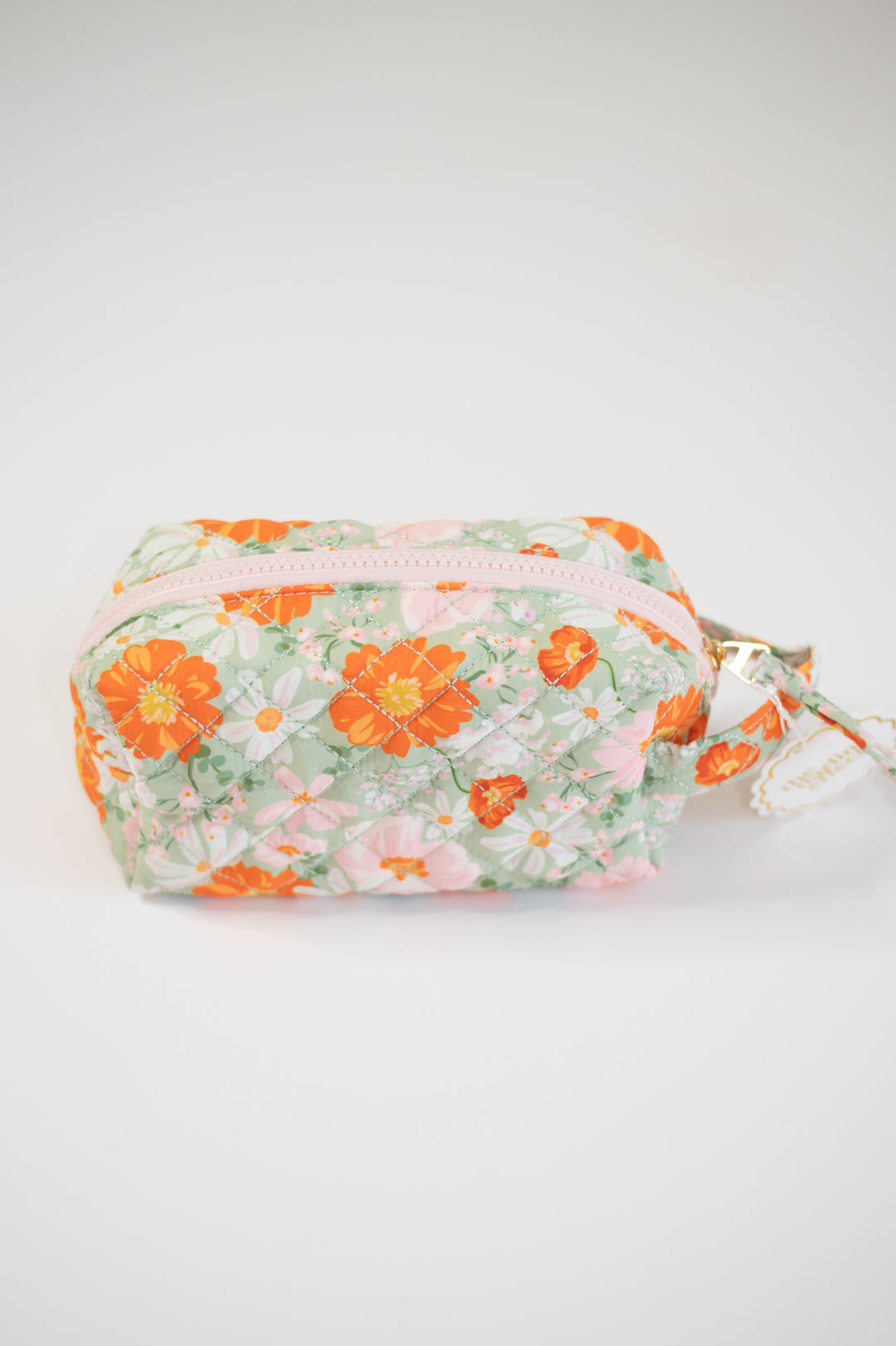 Essentials Quilted Cosmetic Pouch-Bouquet Beauty