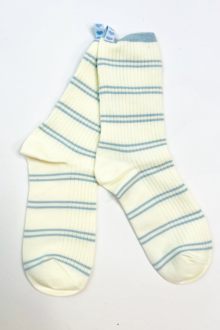 Midcalf Womens Socks w/ Decorative Ribbon