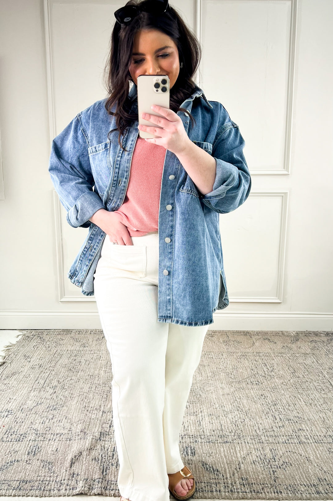 Button Down Blue Denim Jacket