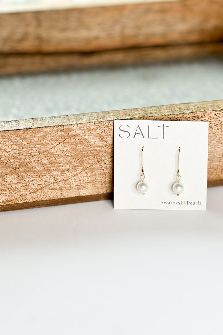Swarovski Pearl Dangle Hook Earrings