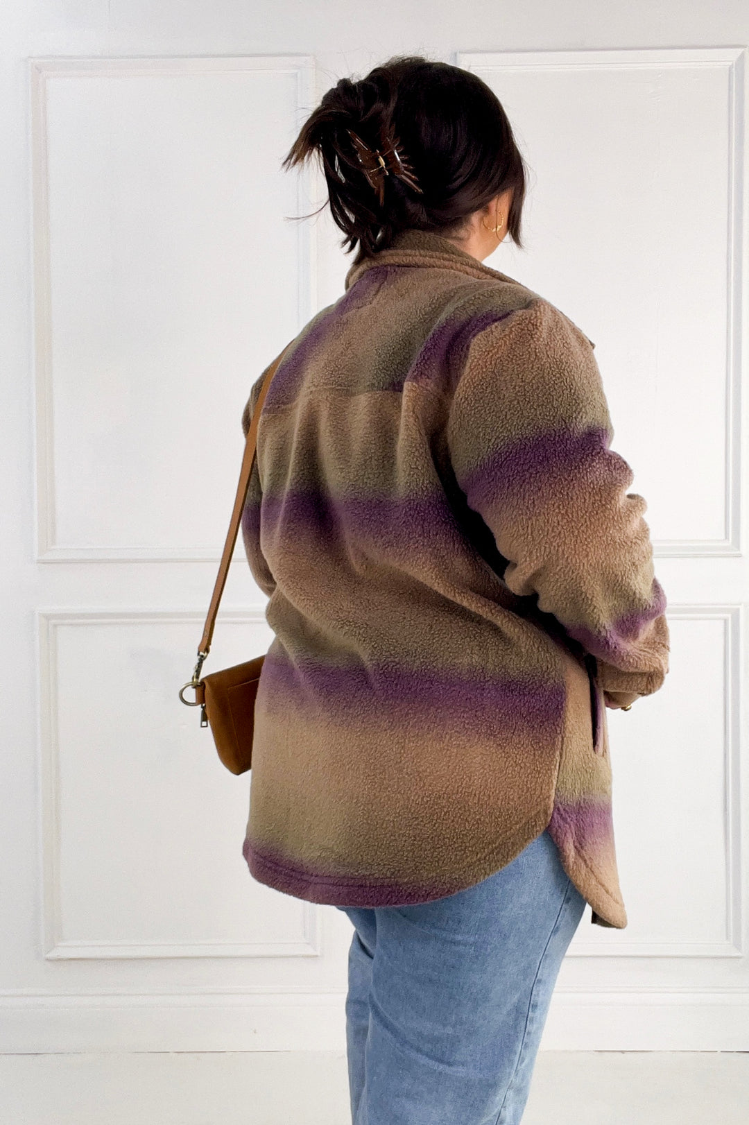 Thread & Supply Tullis Ombre Fleece Button-Up Jacket