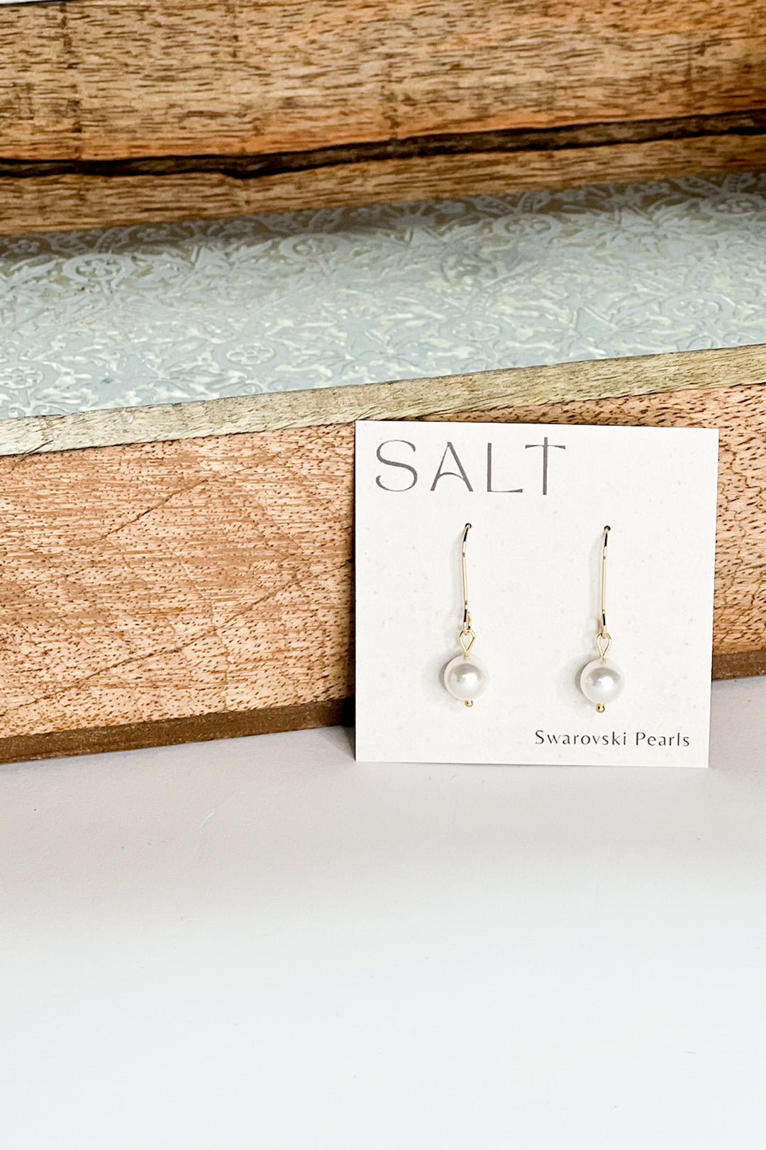 Swarovski Pearl Dangle Hook Earrings