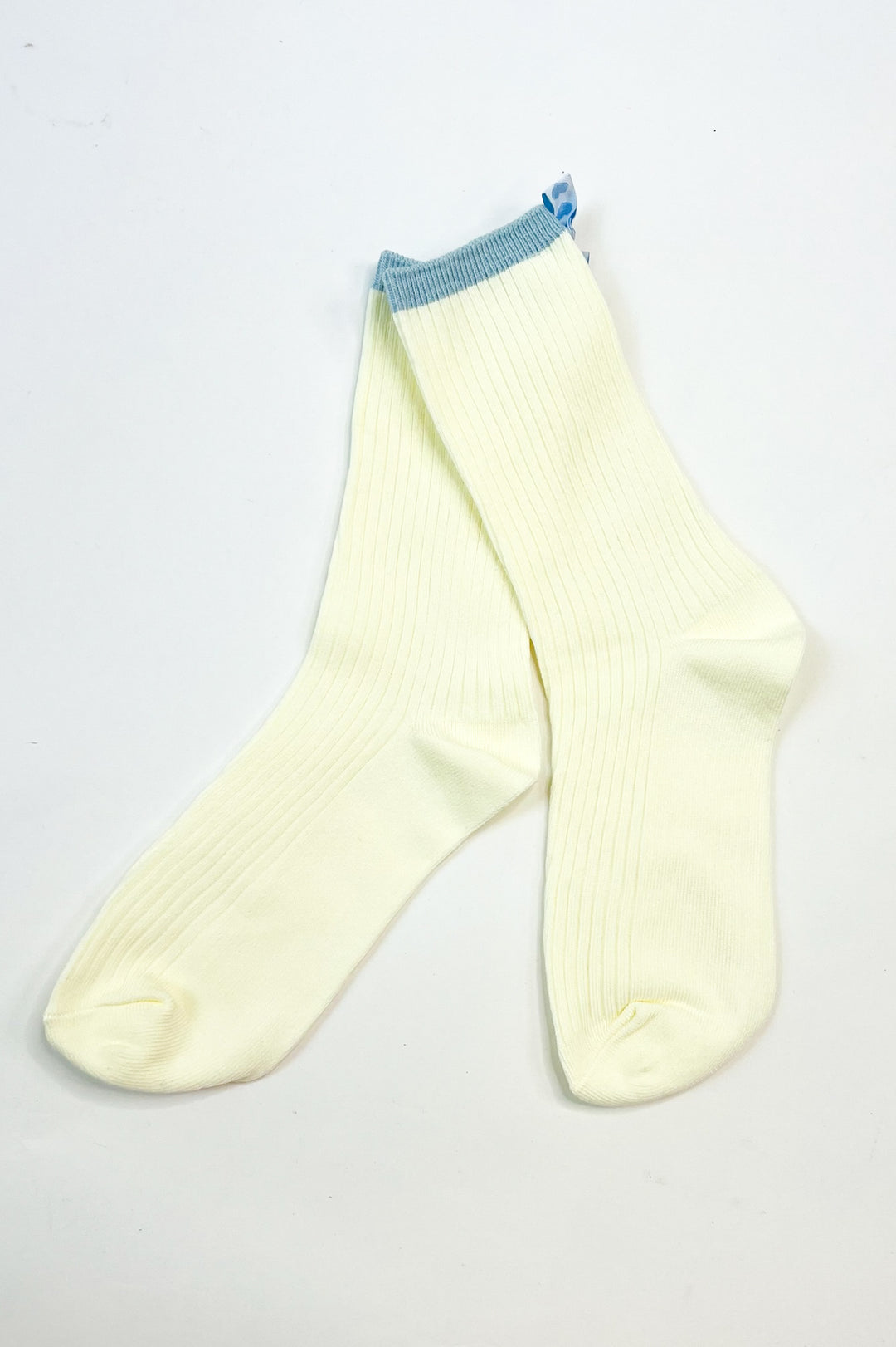 Midcalf Womens Socks w/ Decorative Ribbon