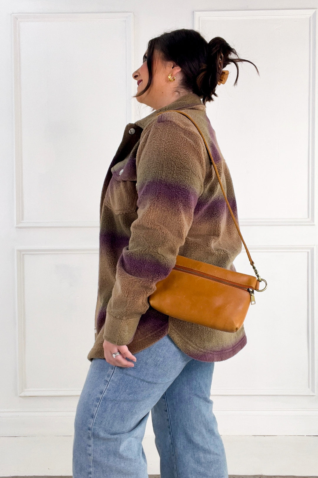 Thread & Supply Tullis Ombre Fleece Button-Up Jacket