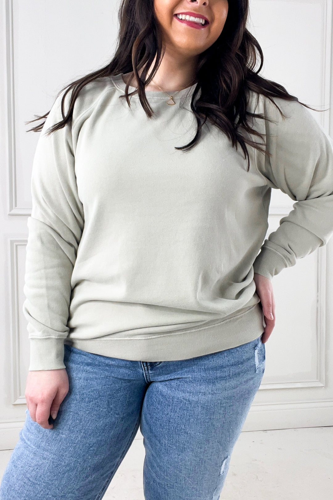 Raglan Crewneck Hangout Sweatshirt - Thread and Supply