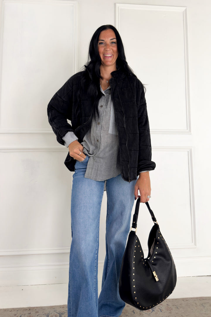 Dixie Quilted Zip-Up Jacket