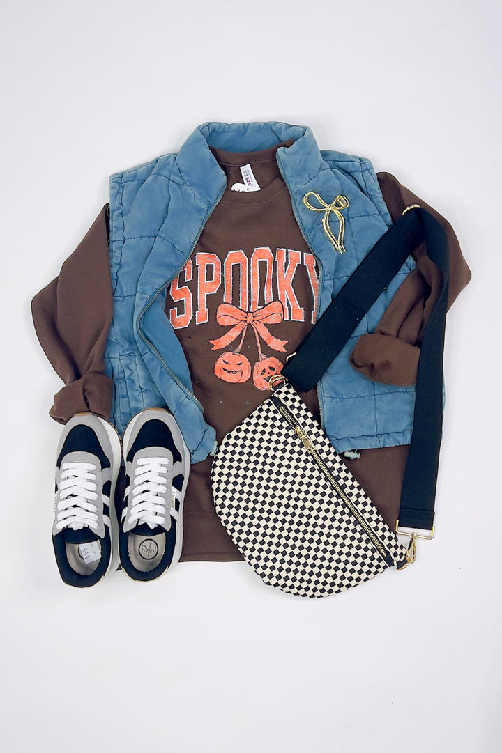 Spooky Jack-O’-Lantern Graphic Sweatshirt