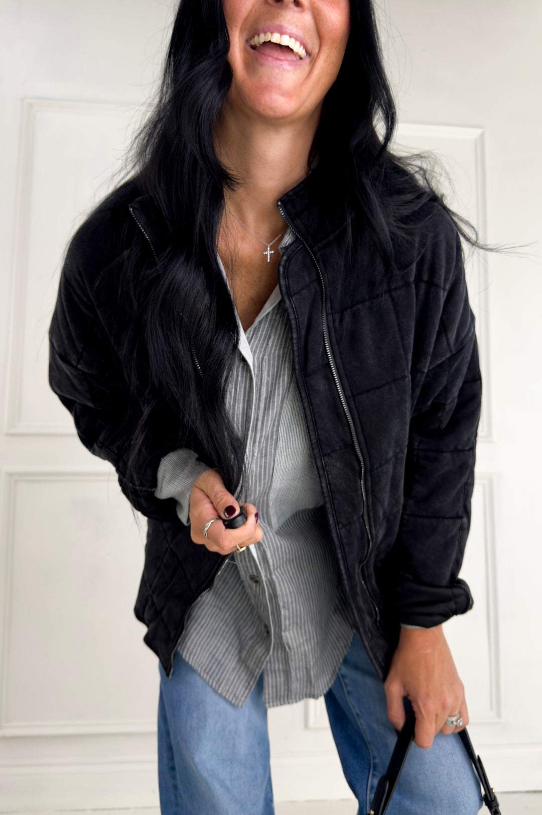 Dixie Quilted Zip-Up Jacket