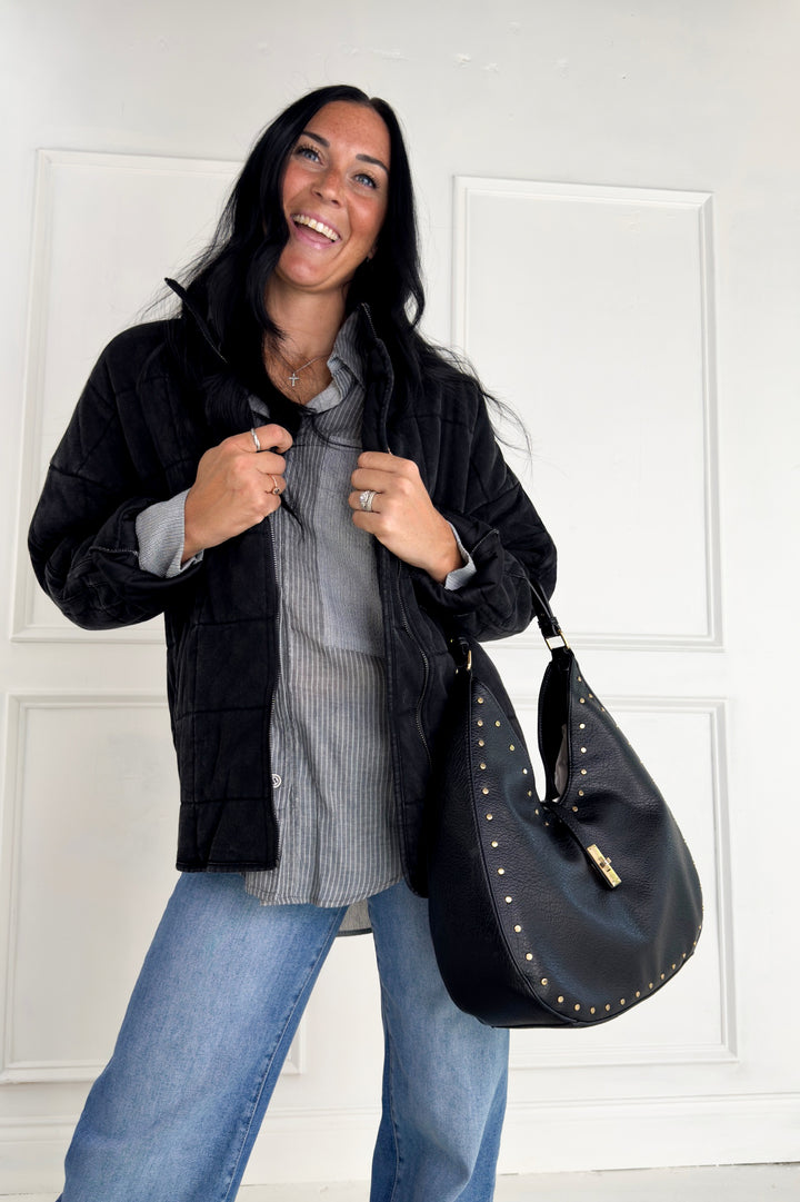 Dixie Quilted Zip-Up Jacket