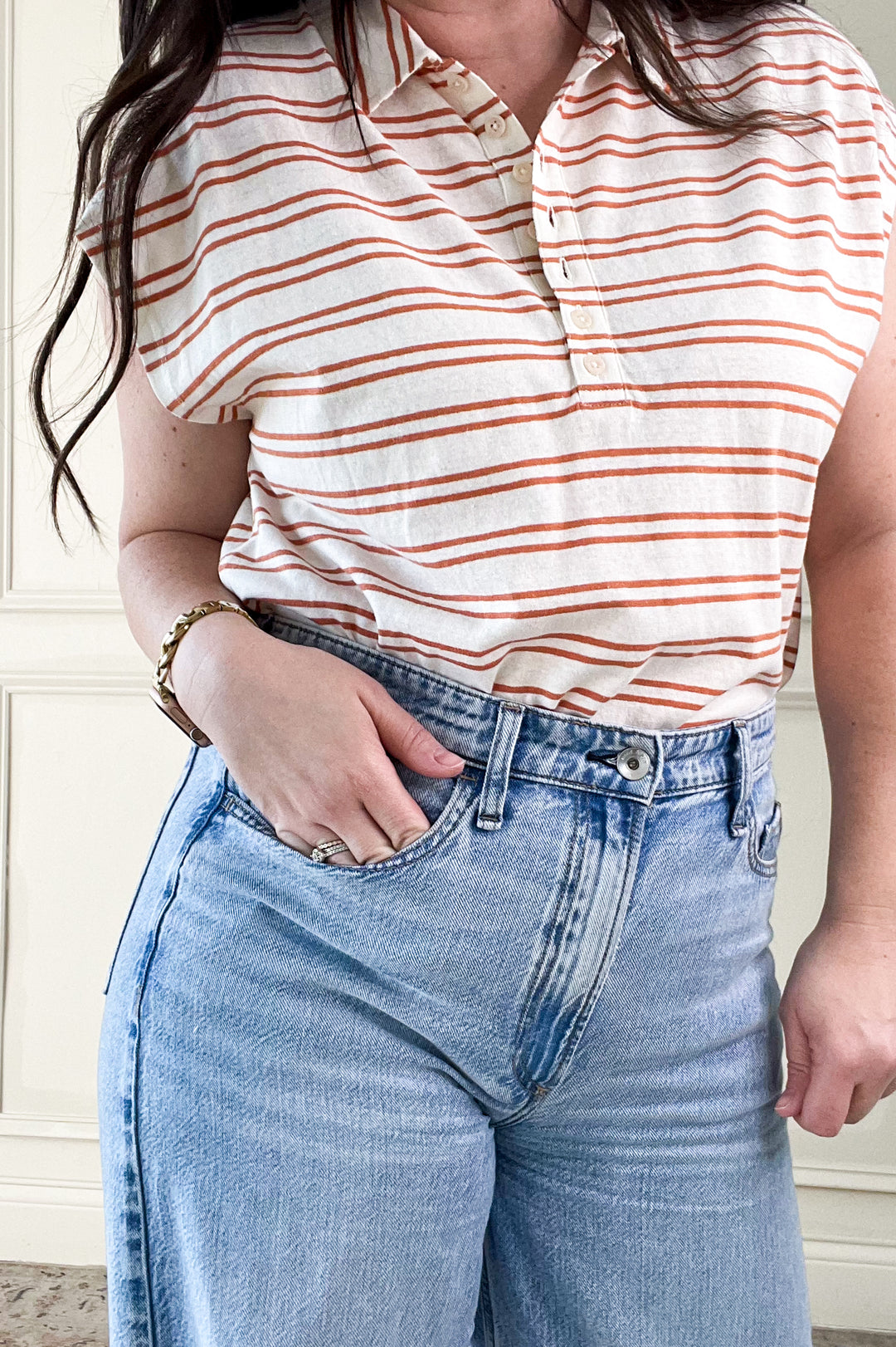 Remi Popover Dolman Short Sleeve Top