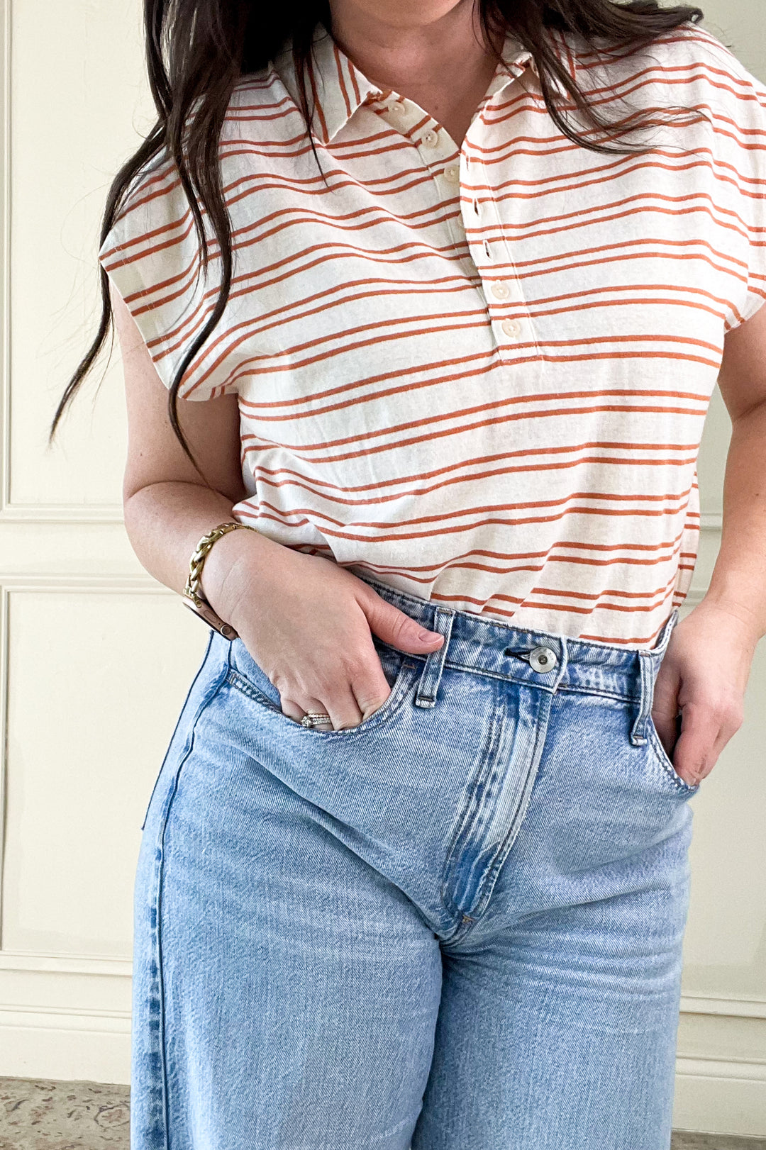 Remi Popover Dolman Short Sleeve Top