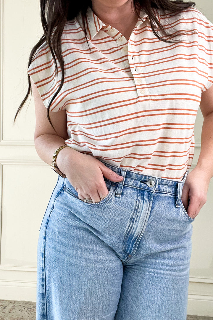 Remi Popover Dolman Short Sleeve Top