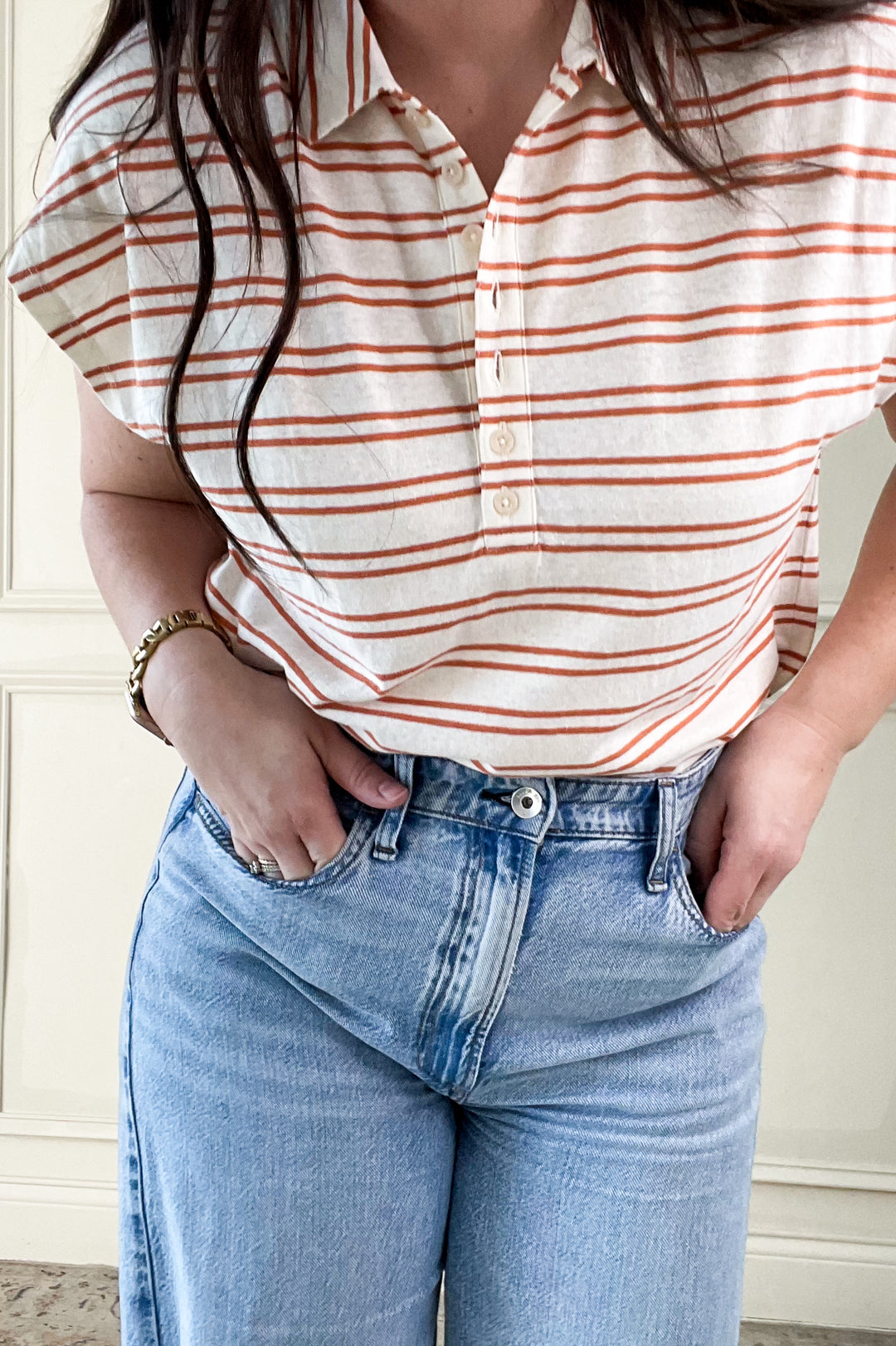 Remi Popover Dolman Short Sleeve Top