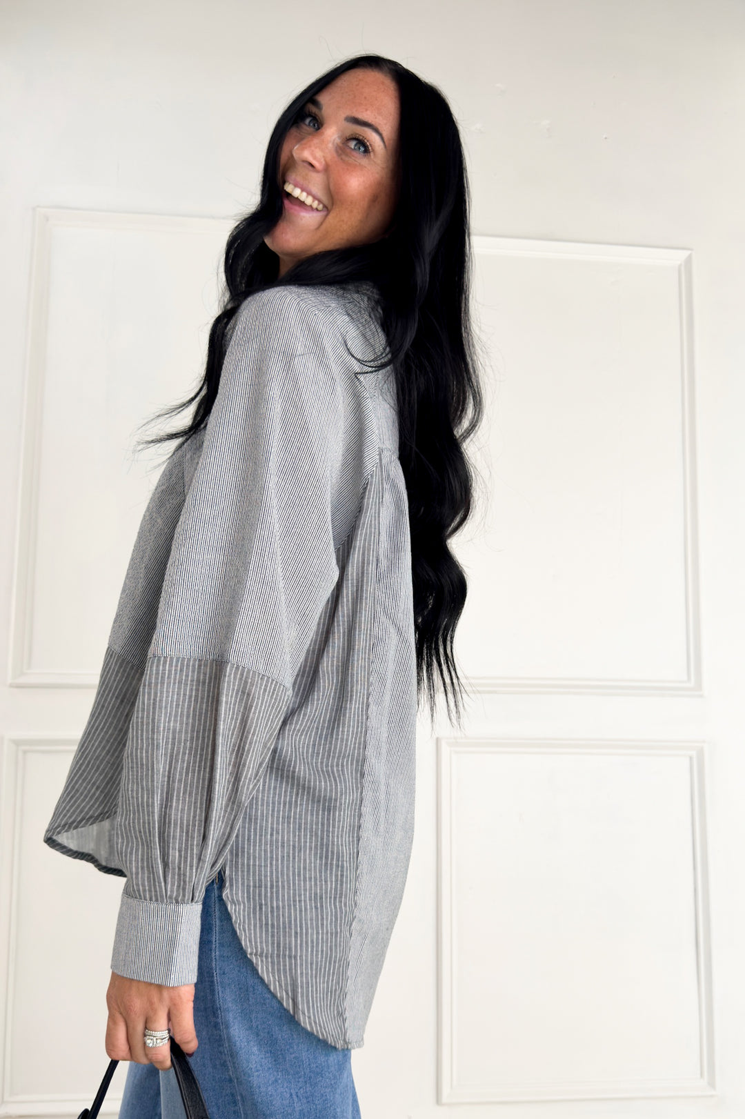 Contrast Patch Pocket Button Down Shirt