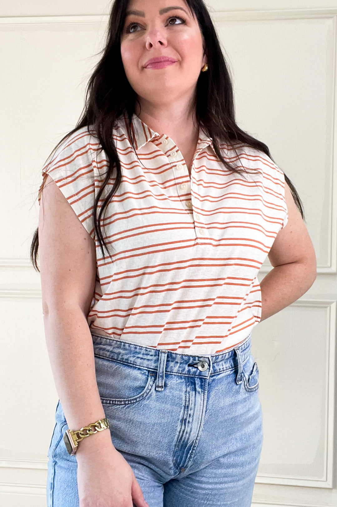 Remi Popover Dolman Short Sleeve Top