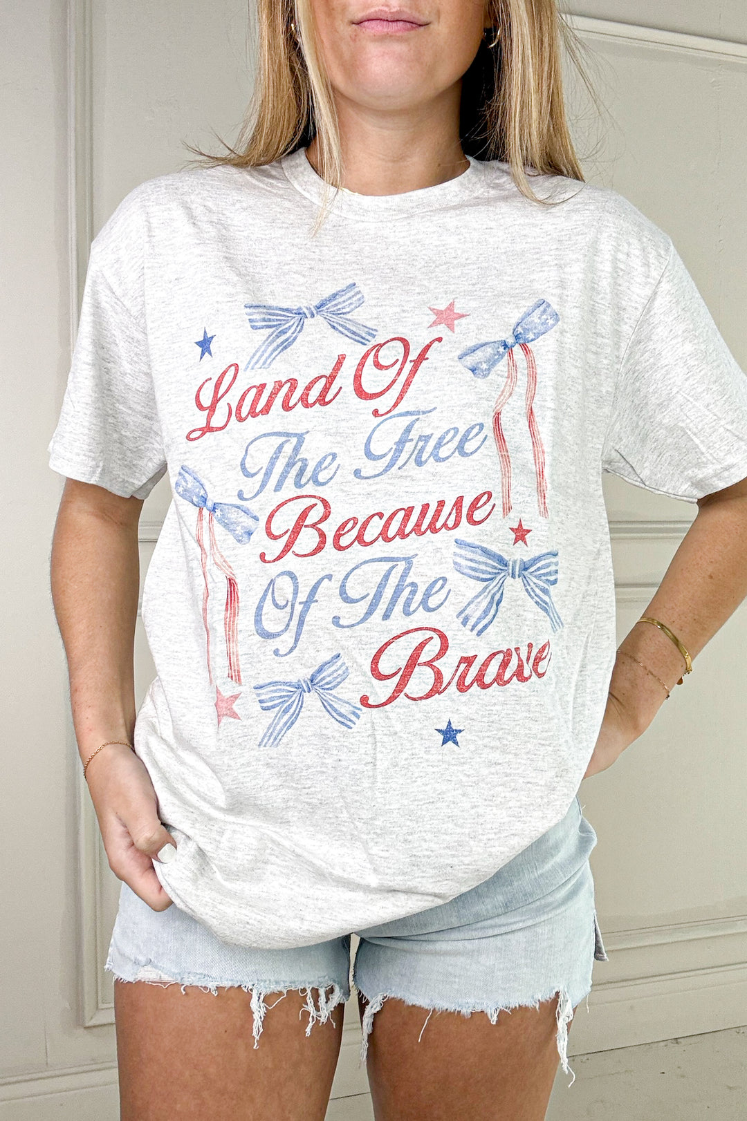 Land Of The Free America Graphic Tee