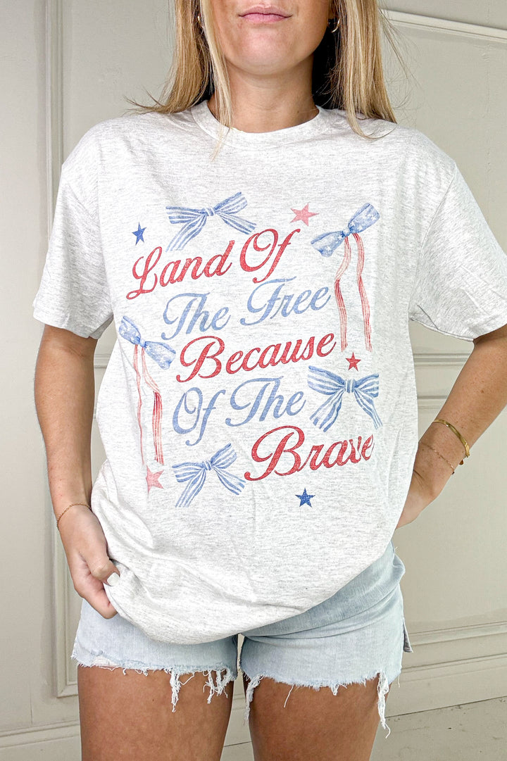 Land Of The Free America Graphic Tee