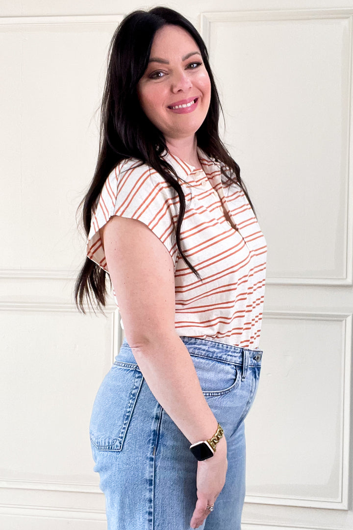 Remi Popover Dolman Short Sleeve Top